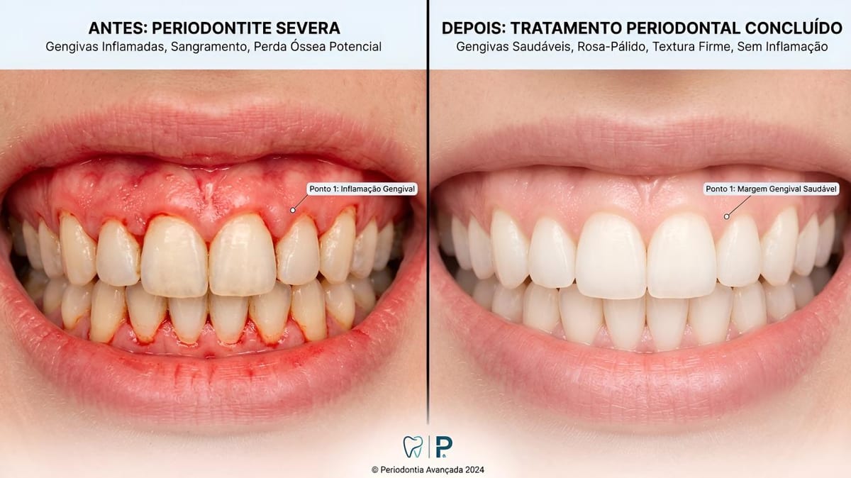 Periodontia (Gengiva) na Sorriliê Clínica Odontológica em Senador Canedo